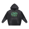 Vintage Washed Frayed Fleece Hoodie