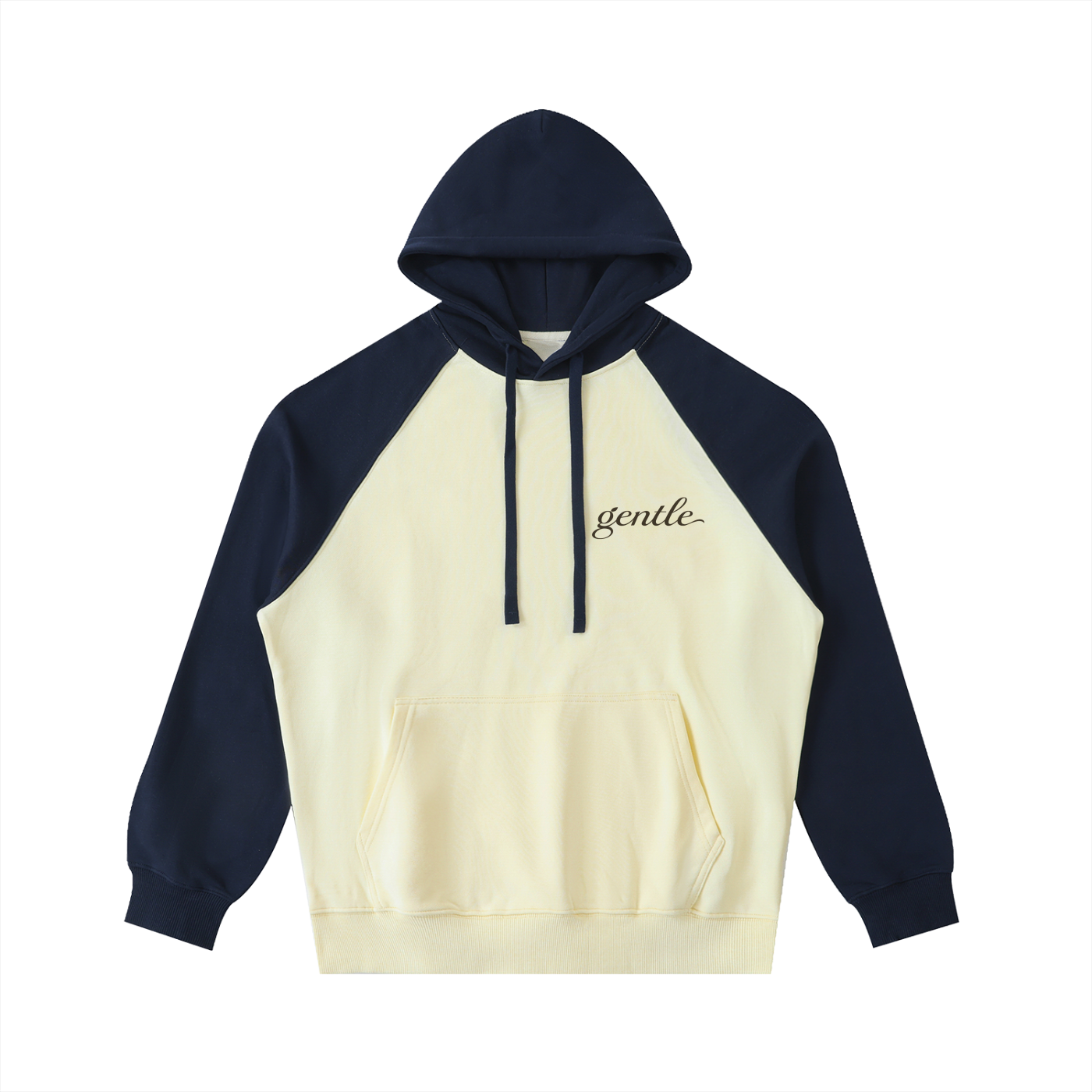 Color-Block Raglan Sleeve Hoodie