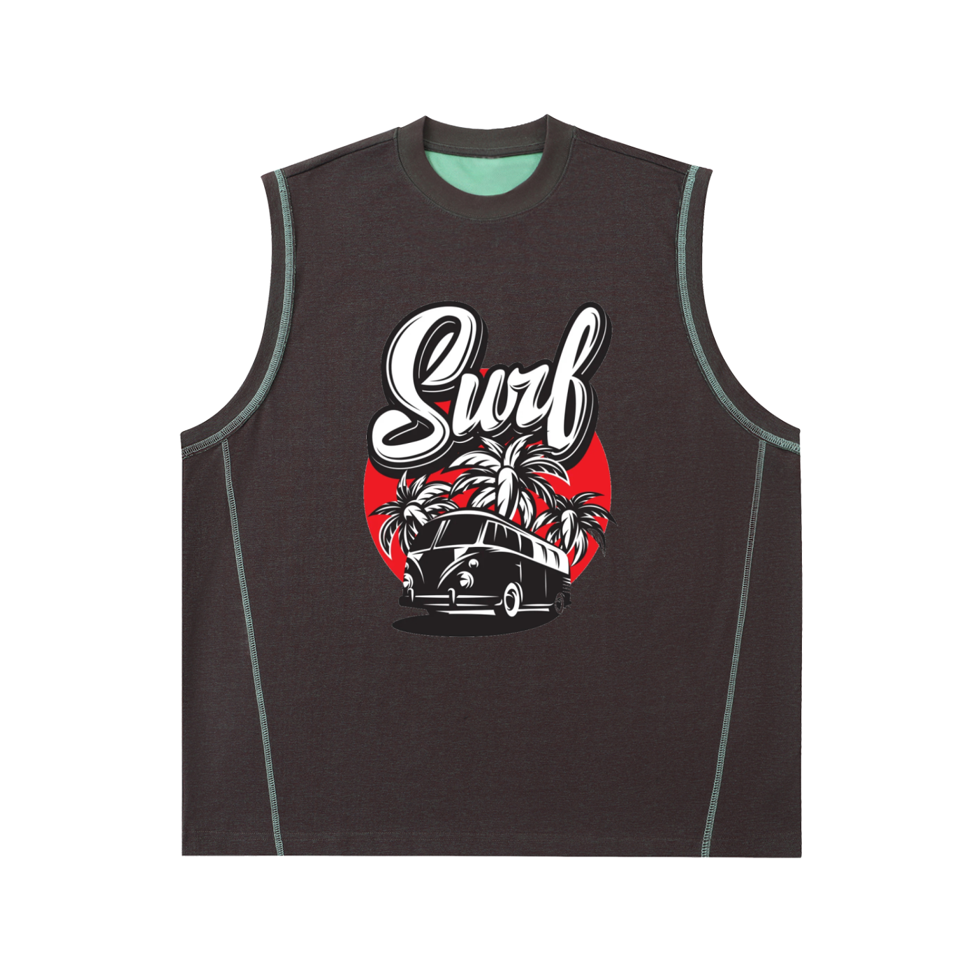 Contrast Panel Cooling Performance Tank Top