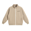 Contrast Side-Stripe Stand Collar  Jacket