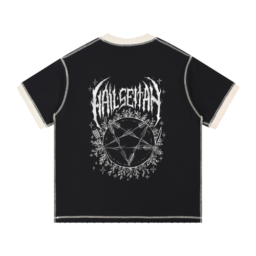 Contrast-Stitched Cotton T-Shirt