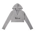 Vintage Washed Raw Edge Hoodie