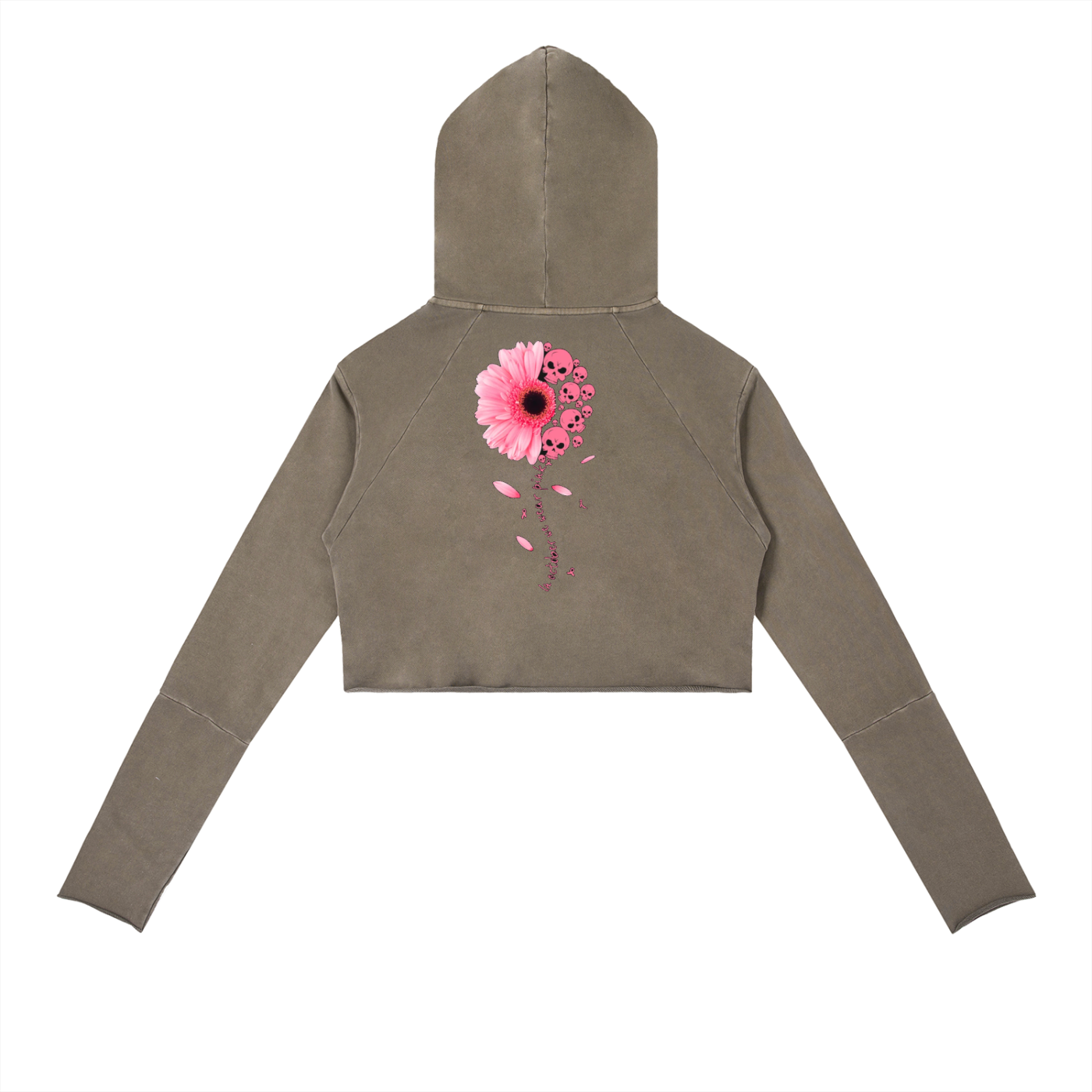 Vintage Washed Raw Edge Hoodie